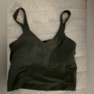 Lululemon cropped align tank - dark green